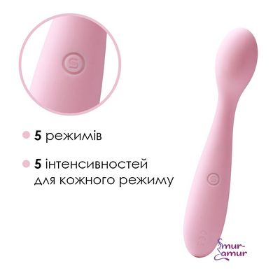 Стимулятор клитора и точки G Svakom Keri Pale Pink фото и описание