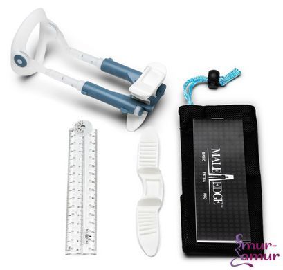 Екстендер для збільшення члена Male Edge Basic, ремінцевий, маса всього 65 г, міцний пластик