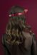 Маска кішечки Feral Feelings - Catwoman Mask, натуральна шкіра, червона фото