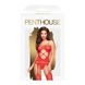Бодістокінг з вирізом на животику Penthouse - Hot Nightfall Red XL фото