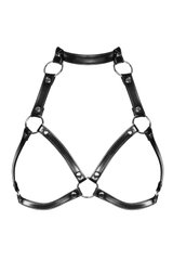 Портупея на грудь Obsessive A740 harness black O/S, искусственная кожа фото и описание