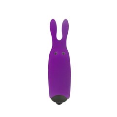 Вібропуля Adrien Lastic Pocket Vibe Rabbit Purple зі стимулюючими вушками фото і опис