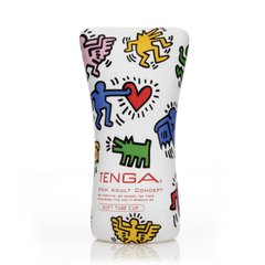 Мастурбатор Tenga Keith Haring Soft Tube Cup (мягкая подушечка) сдавливаемый фото и описание