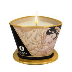 Массажная свеча Shunga Massage Candle - Vanilla Fetish (170 мл) с афродизиаками фото и описание