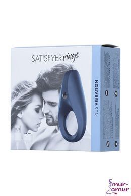 Ерекційне віброкільце Satisfyer Rocket Ring з подовженим стимулятором клітора, перезаряджуване фото і опис