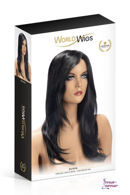 Перука World Wigs OLIVIA LONG BROWN фото і опис