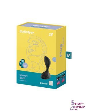 Анальна смарт-пробка з вібрацією Satisfyer Sweet Seal Black фото і опис