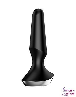 Анальная смарт-вибропробка Satisfyer Plug-ilicious 2 Black фото и описание