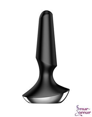 Анальная смарт-вибропробка Satisfyer Plug-ilicious 2 Black фото и описание