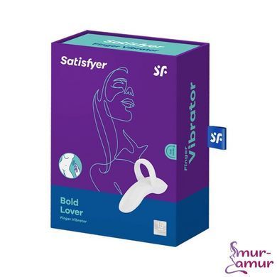 Вибратор на палец Satisfyer Bold Lover White, гибкий