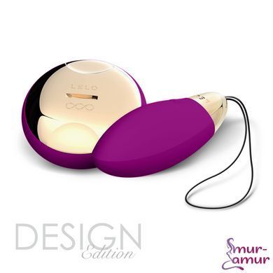 Віброяйце LELO Lyla 2 Deep Rose, водонепроникне, пульт ДК з вібрацією, технологія SenseMotion фото і опис