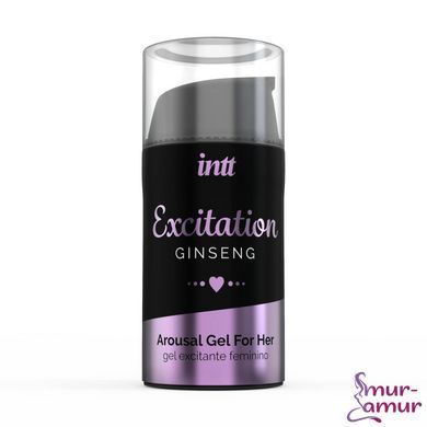 Збуджувальний гель Intt Excitation (15 мл) з екстрактом женьшеню, з ефектом вібрації