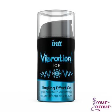 Рідкий вібратор Intt Vibration Ice (15 мл), густий гель, дуже незвичайний, діє до 30 хвилин фото і опис