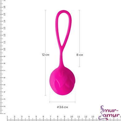 Вагинальные шарики Adrien Lastic Geisha Lastic Balls M&iacute;a Magenta (L), диаметр 4 см, масса 42 г