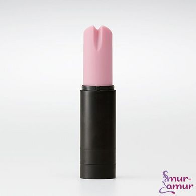 Вибратор-помада IROHA STICK Black, плавное увеличение мощности