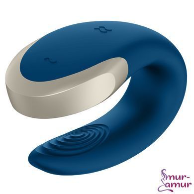 Смарт-вибратор для пар Satisfyer Double Love (Blue) фото и описание