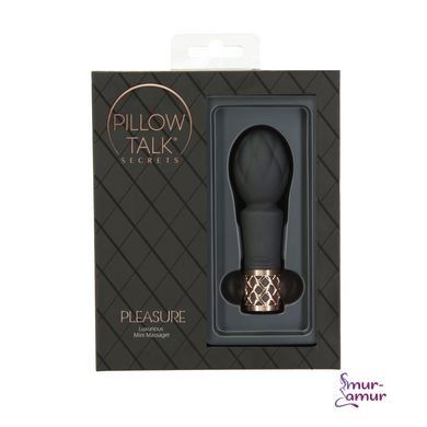 Мінівібромасажер Pillow Talk Secrets - Pleasure - Clitoral Vibrator Wand, потужний мотор фото і опис