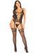 Комплект кружевной Leg Avenue Cami Garter, One Size, Black, корсет с чулками и стрингами фото