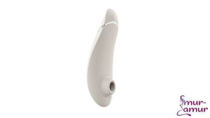 Вакуумний кліторальний стимулятор Womanizer Premium 2 - Grey, функції Autopilot та Smart Silence фото і опис