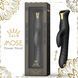 Пульсатор-кролик з вібрацією Zalo Mose Obsidian Black, нагрівання до 42&deg;, кристал Swarovski