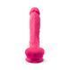 Фаллоимитатор SilexD Tomas Pink (MODEL 1 size 9in), двухслойный, силикон+Silexpan, диаметр 4,9см