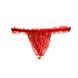 Набор Intt BRAZILIAN PANTY RED: трусики на резинке S-XL с жемчужным кольцом + клубничный лубрикант фото