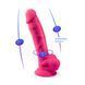 Фаллоимитатор SilexD Tomas Pink (MODEL 1 size 9in), двухслойный, силикон+Silexpan, диаметр 4,9см