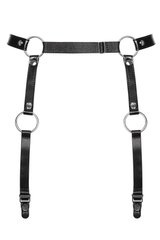 Гартеры Obsessive A741 garter belt black O/S, искусственная кожа фото и описание