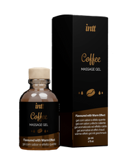Массажный гель для интимных зон Intt Coffee (30 мл) разогревающий фото и описание