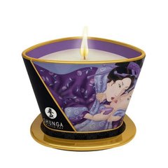 Масажна свічка Shunga Massage Candle – Exotic Fruits (170 мл) з афродизіаками фото і опис