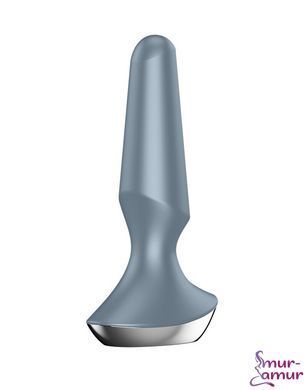 Анальна смарт-вібропробка Satisfyer Plug-ilicious 2 Ice Blue фото і опис