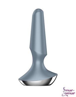 Анальна смарт-вібропробка Satisfyer Plug-ilicious 2 Ice Blue фото і опис
