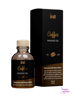 Масажний гель для інтимних зон Intt Coffee (30 мл) розігріваючий фото і опис