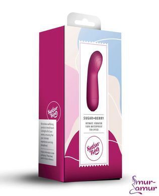 Мини-вибратор SugarBoo Sugar Berry, подходит для клитора и точки G, работа от батареек (в комплекте) фото и описание