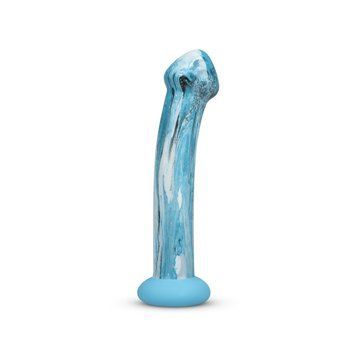 Стеклянный дилдо Gildo Ocean Ripple, объемная головка, идеально для точки G фото и описание