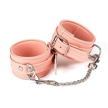 Поножи Liebe Seele Dark Candy Pink Ankle Cuffs, съемная цепочка фото и описание