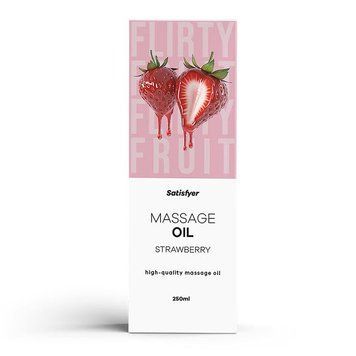 Масажна олія Satisfyer Massage Oil Strawberry 250 мл фото і опис