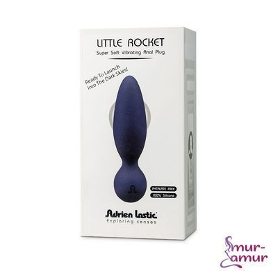Анальна вібропробка Adrien Lastic Little Rocket макс. діаметр 3,5 см, soft-touch фото і опис