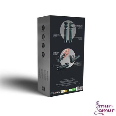 Мастурбатор-вибромассажер Manwan MAN.WAND EVO Pine Grey, отлично для пар, виброминет