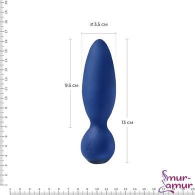 Анальна вібропробка Adrien Lastic Little Rocket макс. діаметр 3,5 см, soft-touch фото і опис