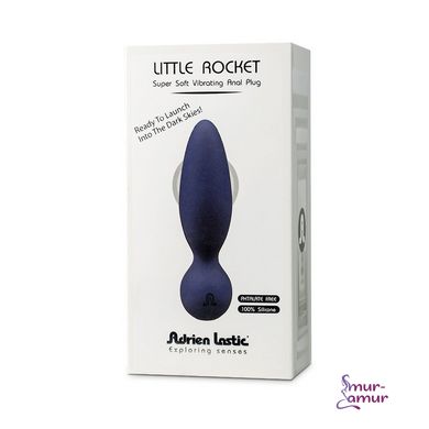 Анальная вибропробка Adrien Lastic Little Rocket макс. диаметр 3,5см, soft-touch фото и описание