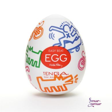 Мастурбатор яйце Tenga Keith Haring EGG Street фото і опис