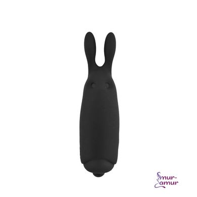Вибропуля Adrien Lastic Pocket Vibe Rabbit Black со стимулирующими ушками фото и описание