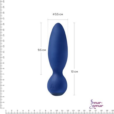 Анальна вібропробка Adrien Lastic Little Rocket макс. діаметр 3,5 см, soft-touch фото і опис