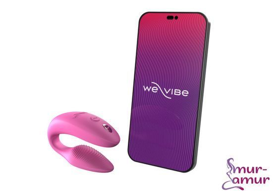 Смарт-вибратор для пар We-Vibe Sync 2 Rose, 10 виброрежимов, пульт ДУ фото и описание