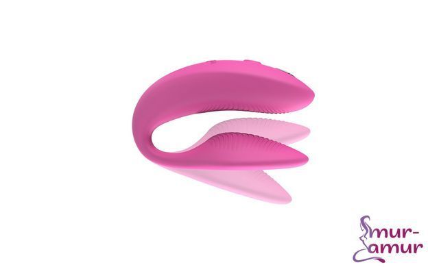 Смарт-вибратор для пар We-Vibe Sync 2 Rose, 10 виброрежимов, пульт ДУ фото и описание