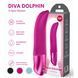 Вибратор для точки G Fun Factory Diva Dolphin Magenta, 10 режимов работы, на батарейках фото