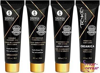 Подарунковий набір Shunga GEISHAS SECRETS ORGANICA &ndash; Exotic Green Tea: для шикарної ночі вдвох