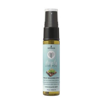 Спрей для мінету Sensuva Deeply Love You Chocolate Mint (29 мл), для глибокого мінету фото і опис