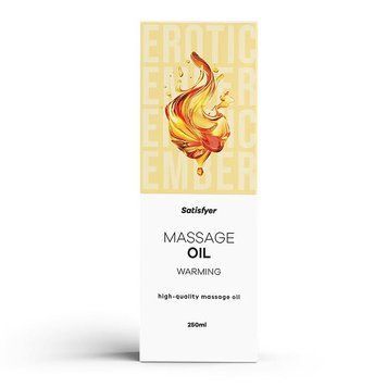 Масажна олія Satisfyer Massage Oil Warming 250 мл фото і опис
